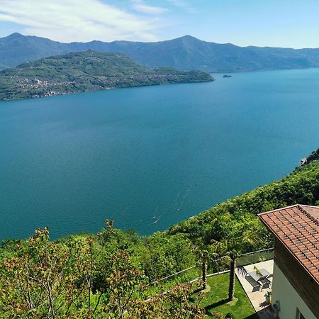Mia Isola With Lake View, Garden And Swimming Pool Parzanica Exterior photo